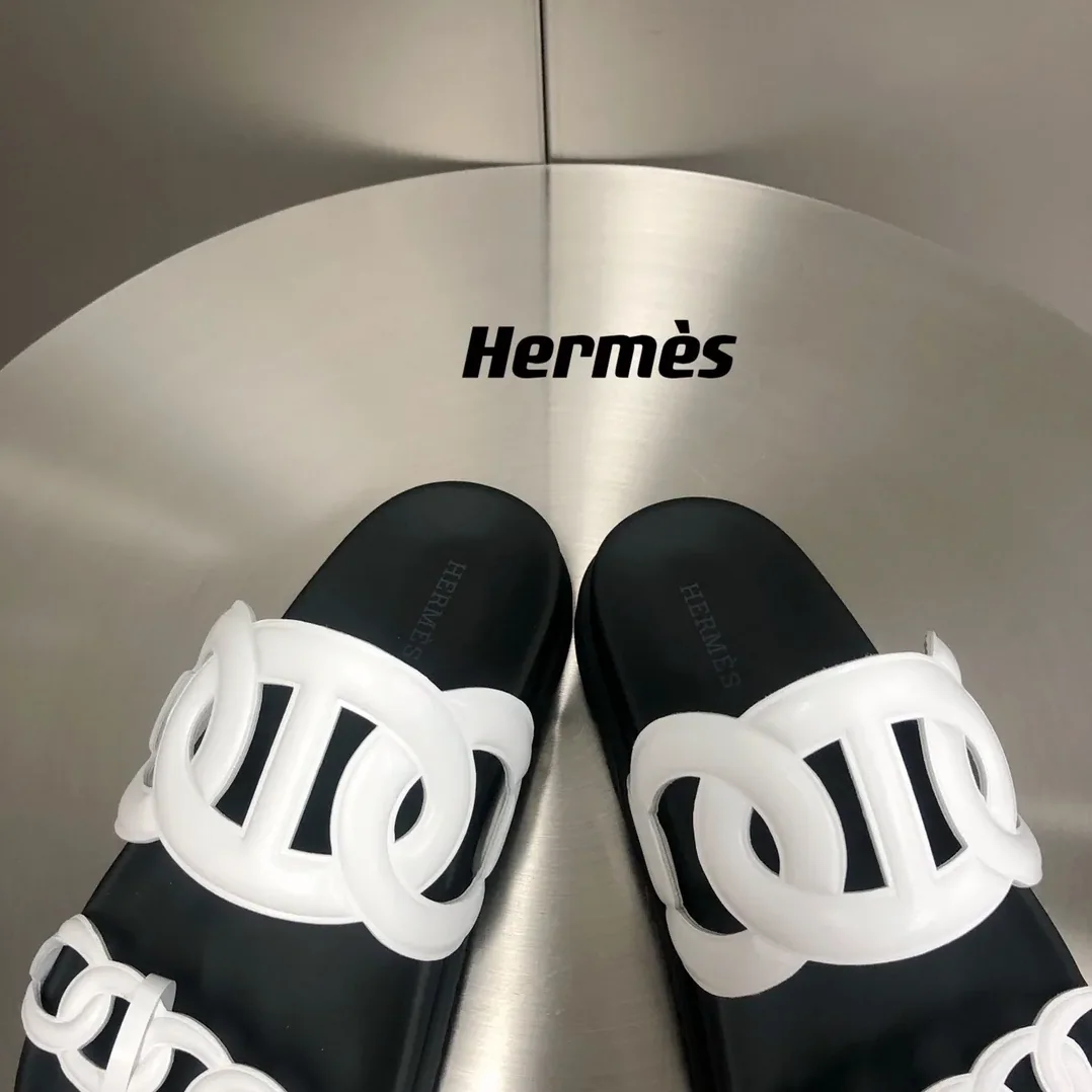 Hermes Extra Sandal White