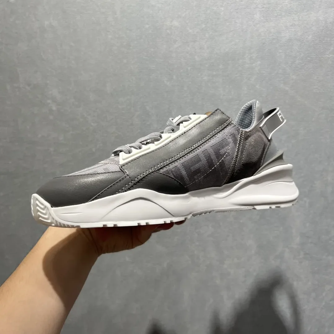 Fendi FD Flow Sneakers Grey 7E1392AD78F1FHF