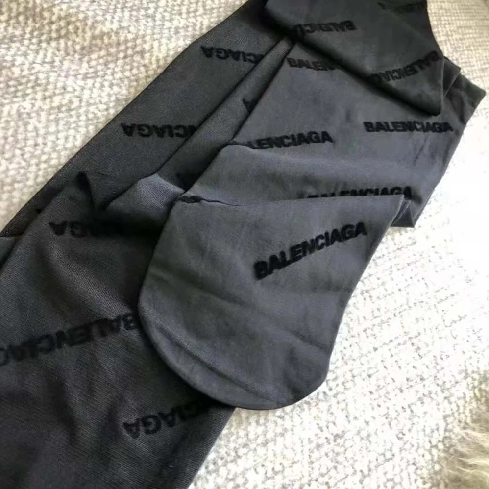 Balenciaga BB Monogram Tights in Black Jacquard for Women Balenciaga BB Monogram Tights in Black Jacquard for Women