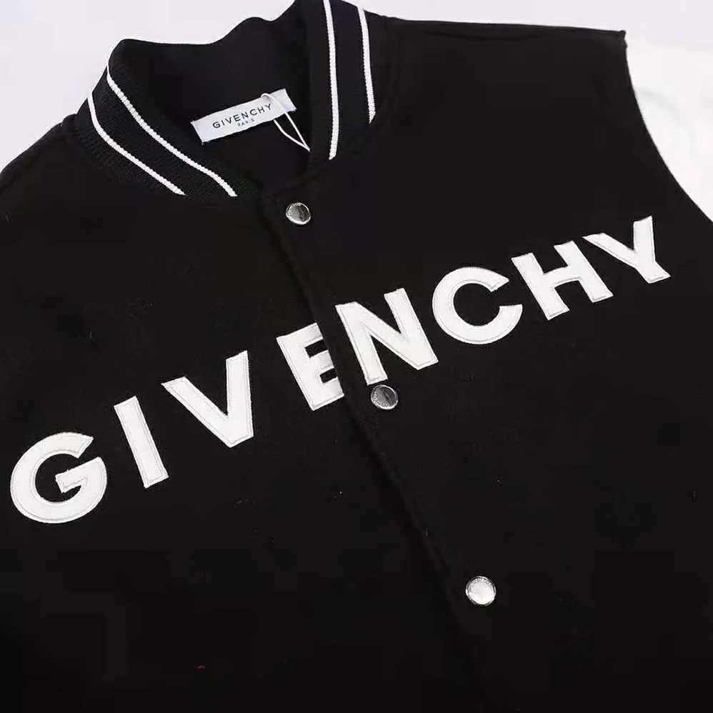 Givenchy Bomber in Wool and Leather for Women Givenchy Bomber in Wool and Leather for Women