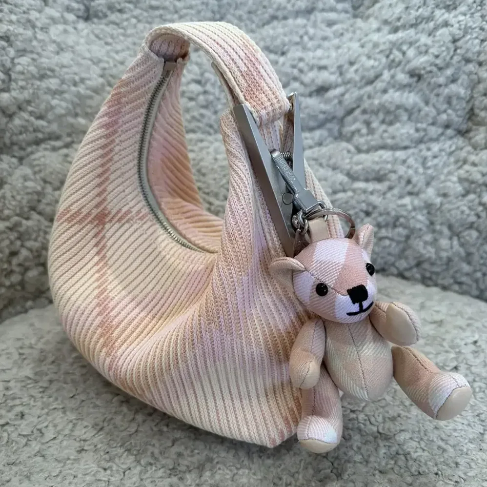 Burberry Mini Peg Duffle Bag for Women in Pink