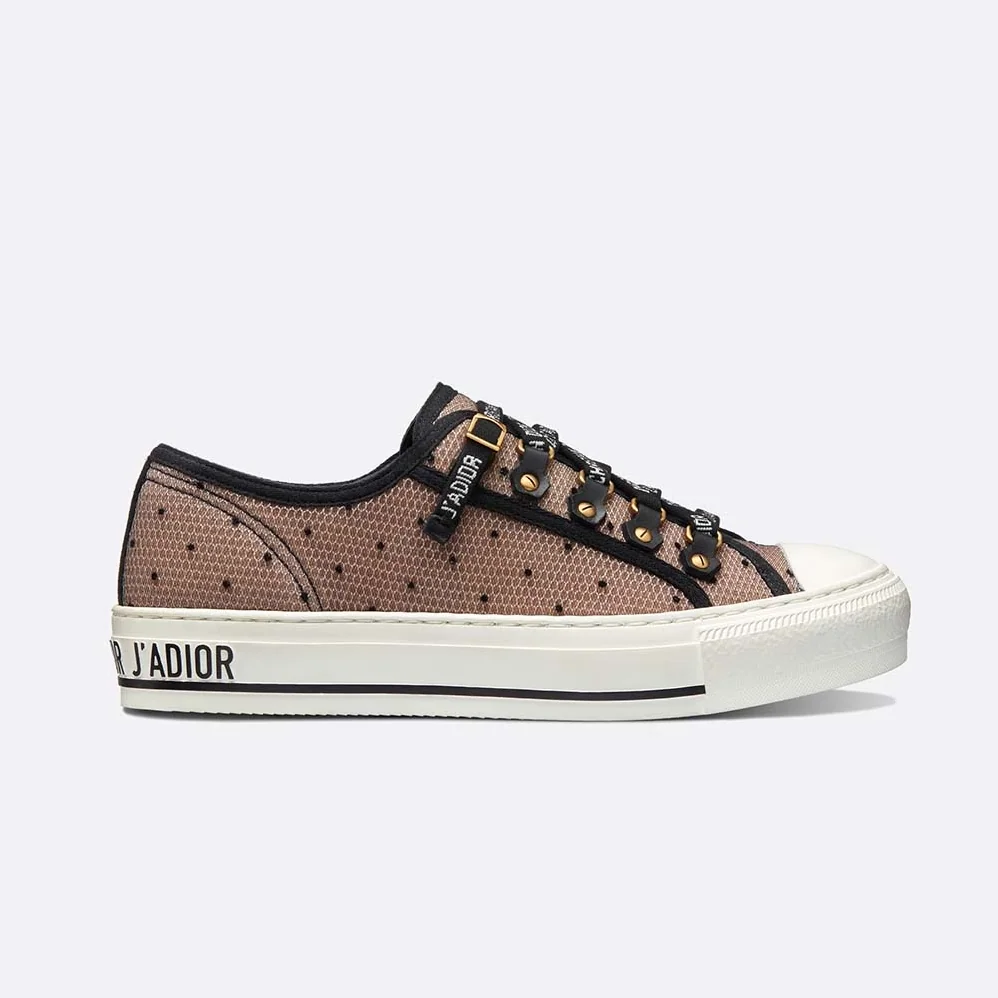 Dior Shoes Walkndior Plumetis Sneaker 5cm Heel for Women in Brown Dior Shoes Walkndior Plumetis Sneaker 5cm Heel for Women in Brown
