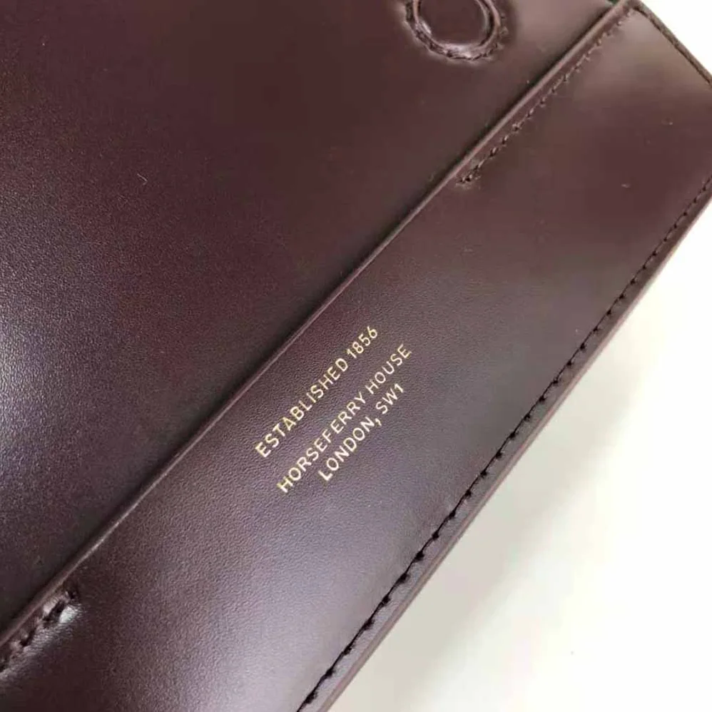 Burberry Small Two-tone Leather Grace Bag for Women in Maroon