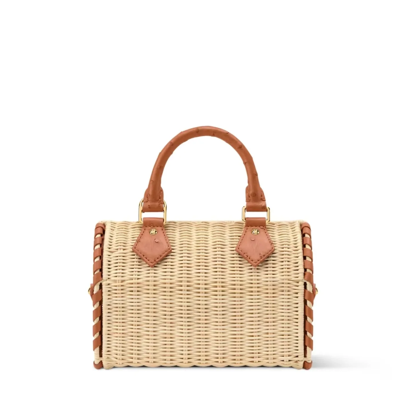 Louis Vuitton Speedy Bandouliere 20 Top Handle Bag in Tan Gold Hardware