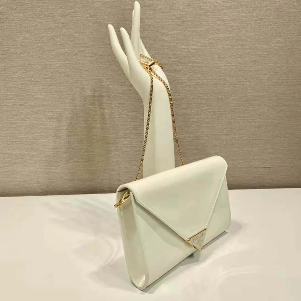 Prada Patent Leather Mini-bag for Women in White