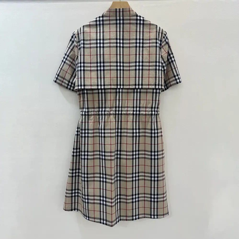 Burberry Check Cotton Dress for Women
