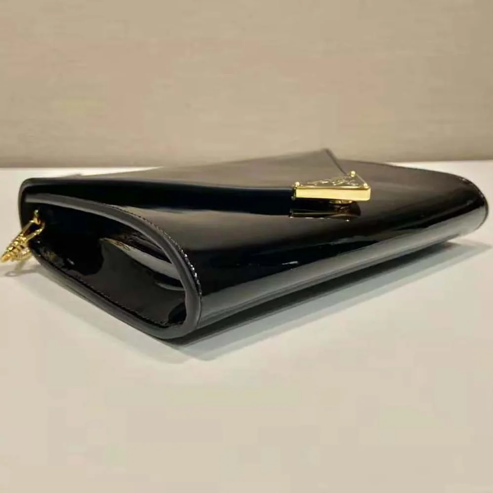 Prada Patent Leather Mini-bag for Women in Black