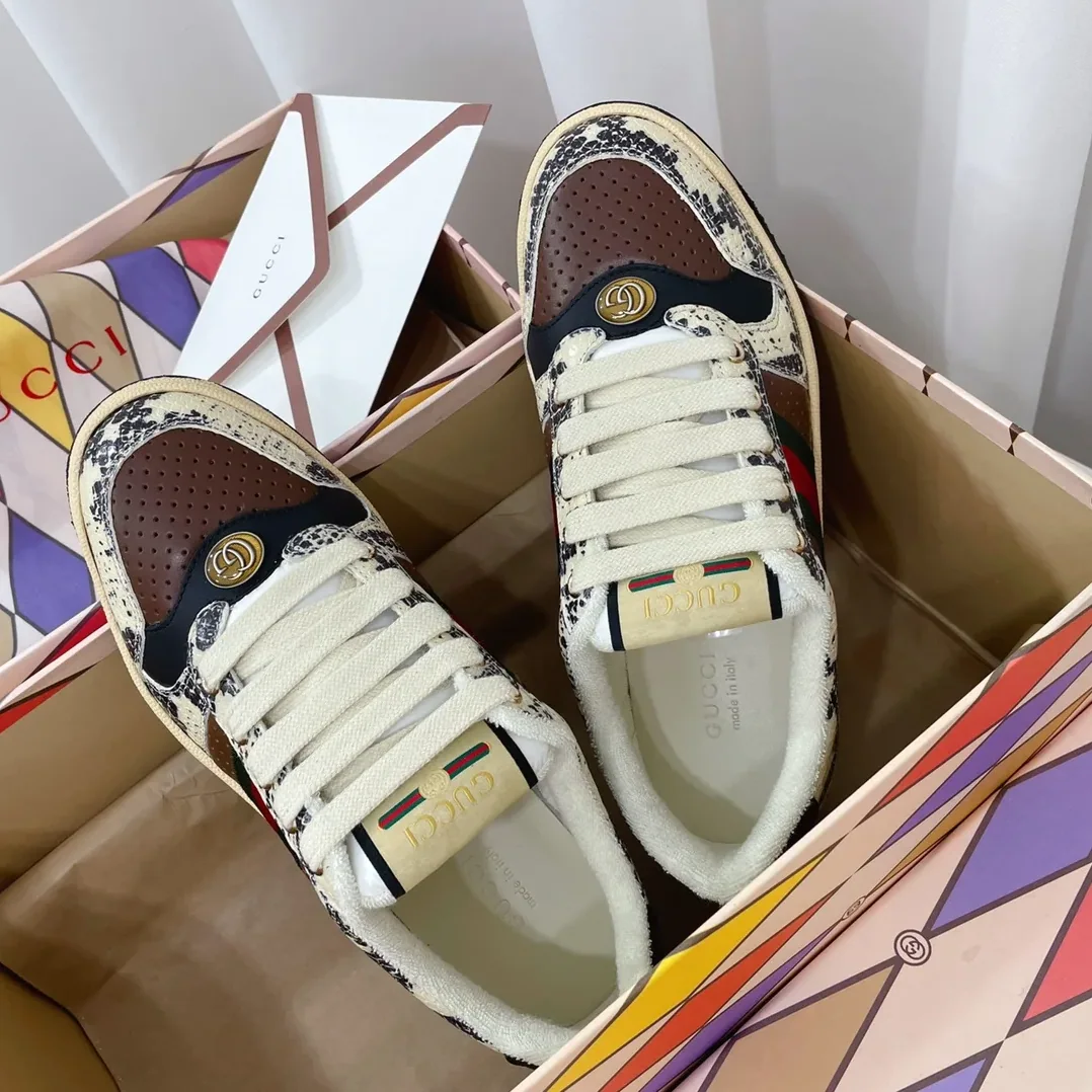 Gucci Screener Sneaker Beige for Women Gucci Screener Sneaker Beige for Women