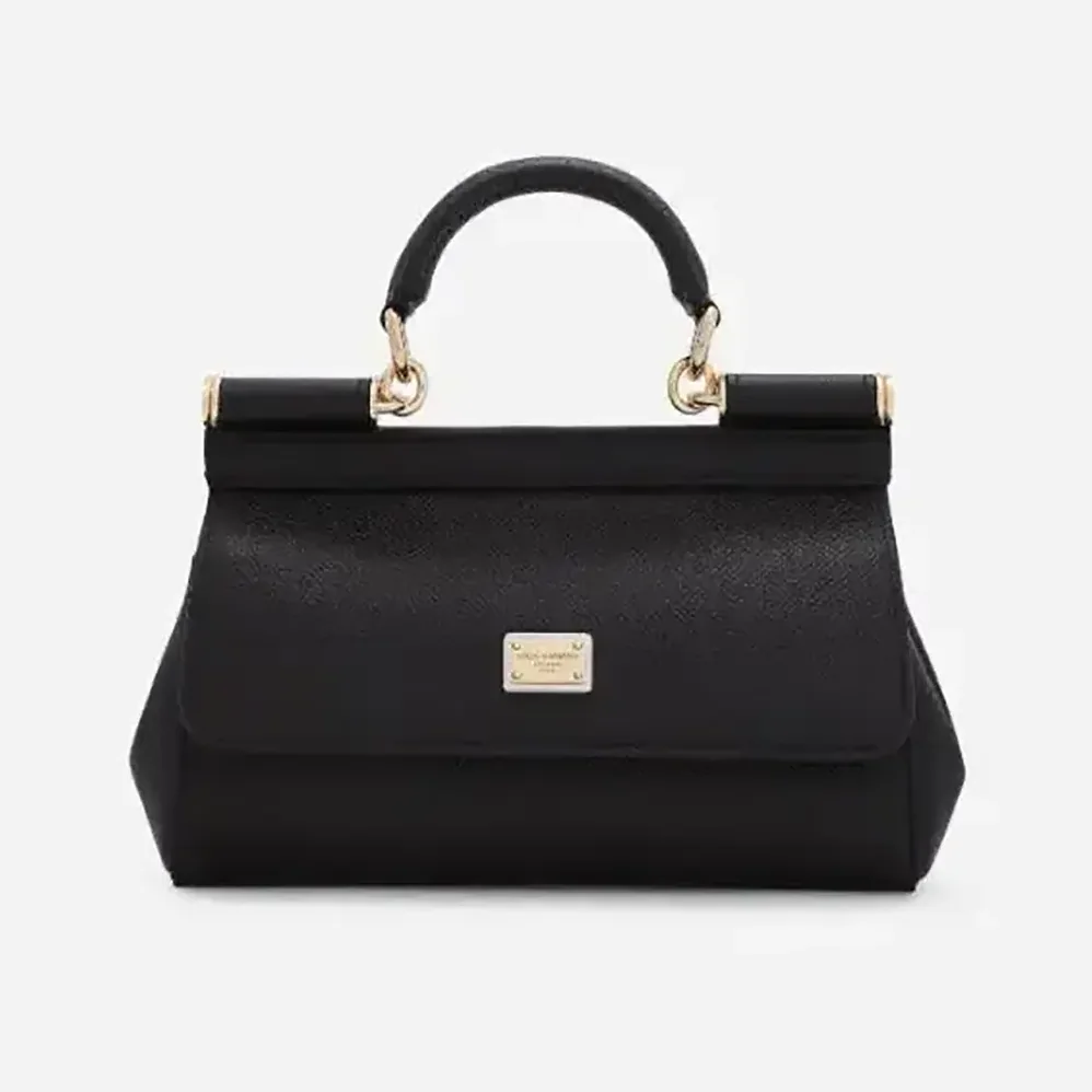 Dolce Gabbana D&G Small Sicily Handbag for Women in Black