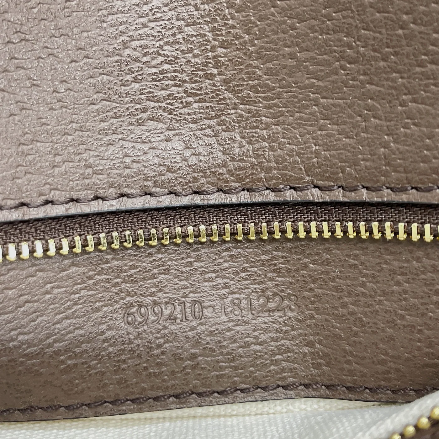 Gucci Blondie Medium Shoulder Bag / Beige/ Ebony GG Supreme Canvas Gold Hardware
