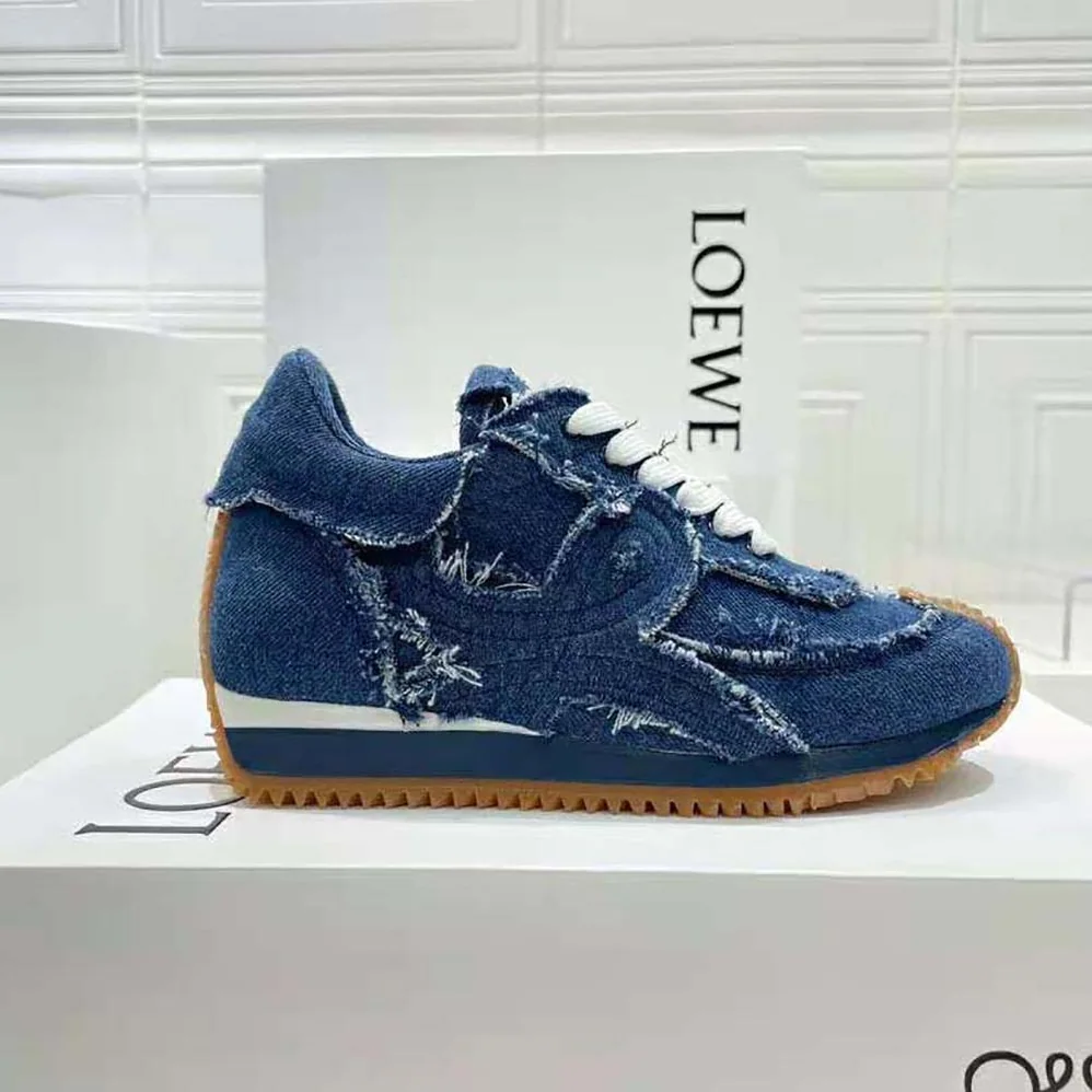 Loewe Flow Runner in Denim for Women in Blue