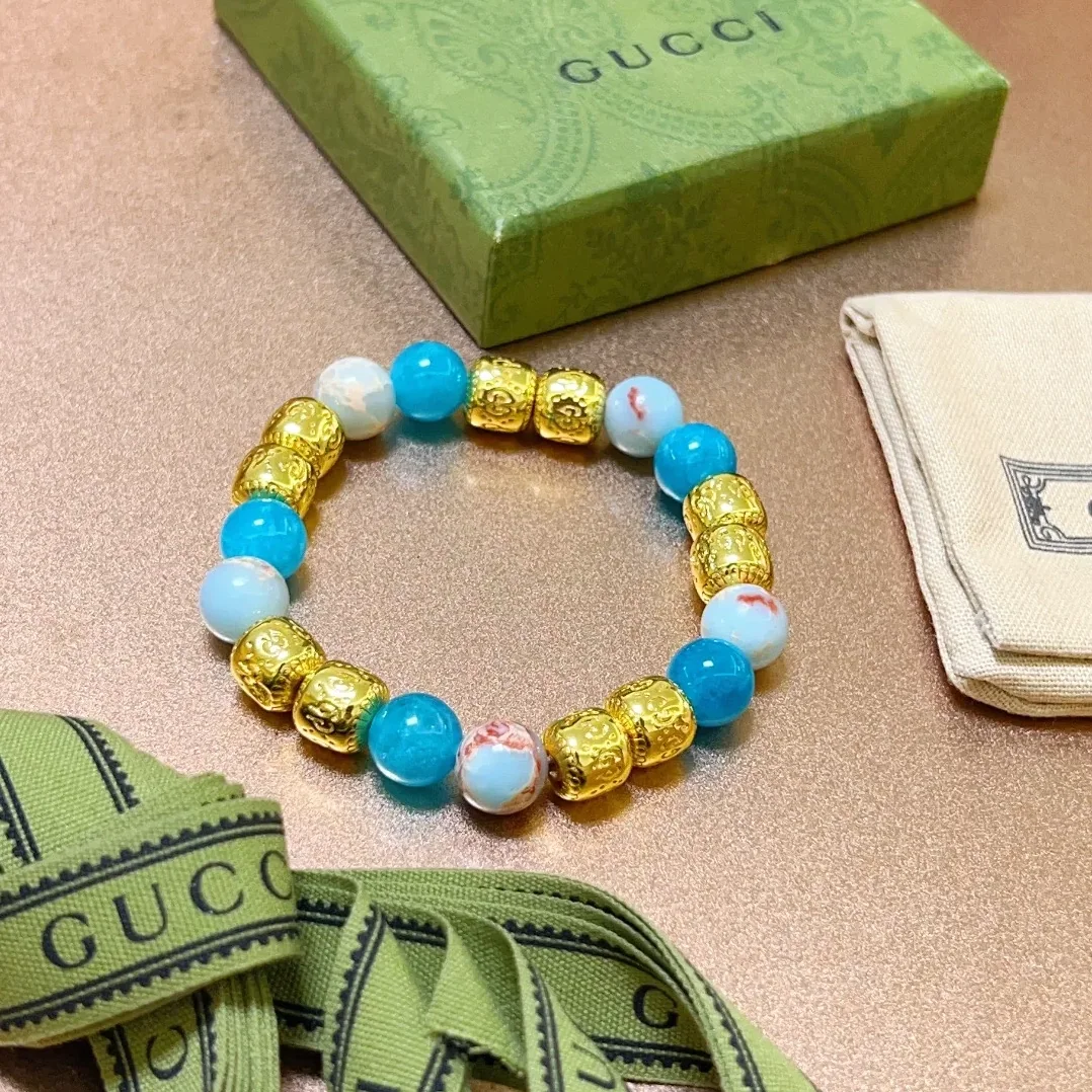 Gucci Natural Stone Bracelet Multicolor