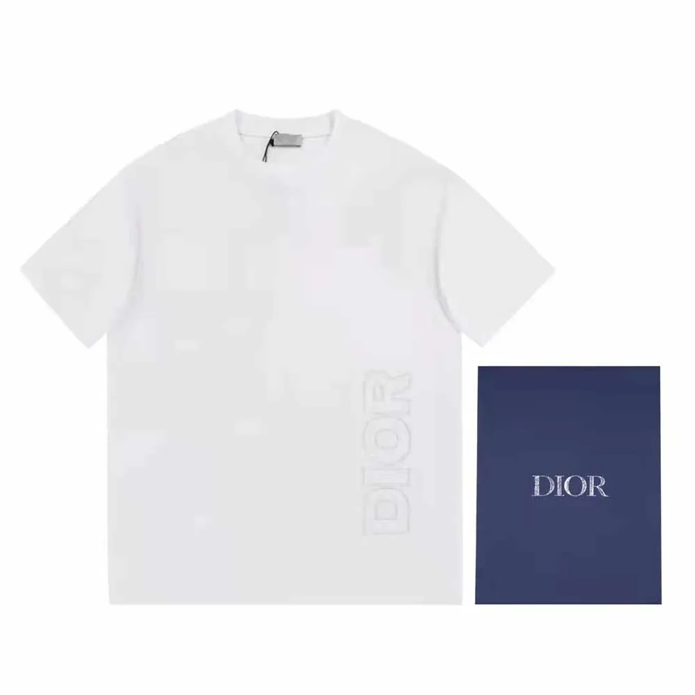 Dior Dior and Parley Oversized T-shirt White Parley Ocean Plastic Cotton Jersey Blend for Men