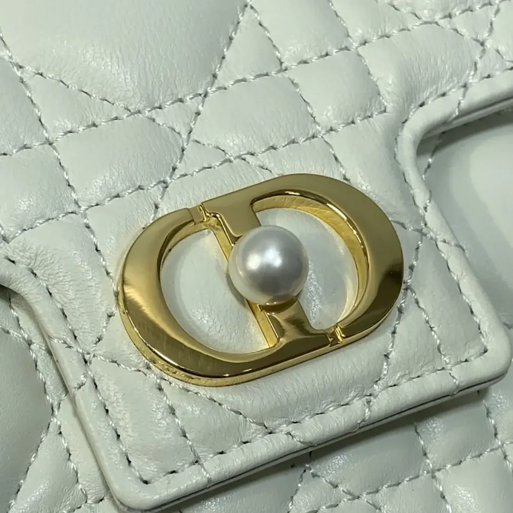 Dior Jolie Mini Bag Latte Cannage Lambskin for Women Dior Jolie Mini Bag Latte Cannage Lambskin for Women