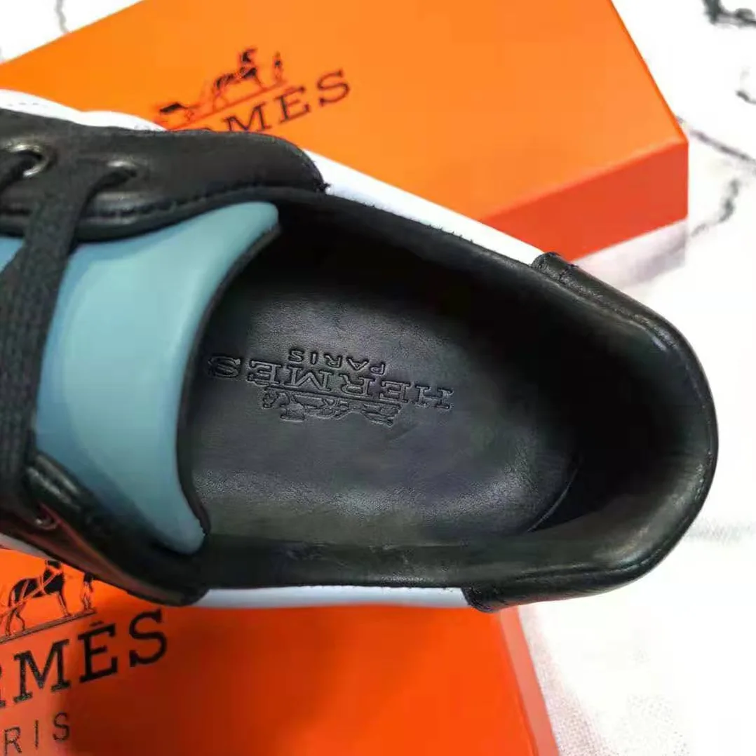 Hermes Trail sneaker in Calfskin for Men in Blue Hermes Trail sneaker in Calfskin for Men in Blue