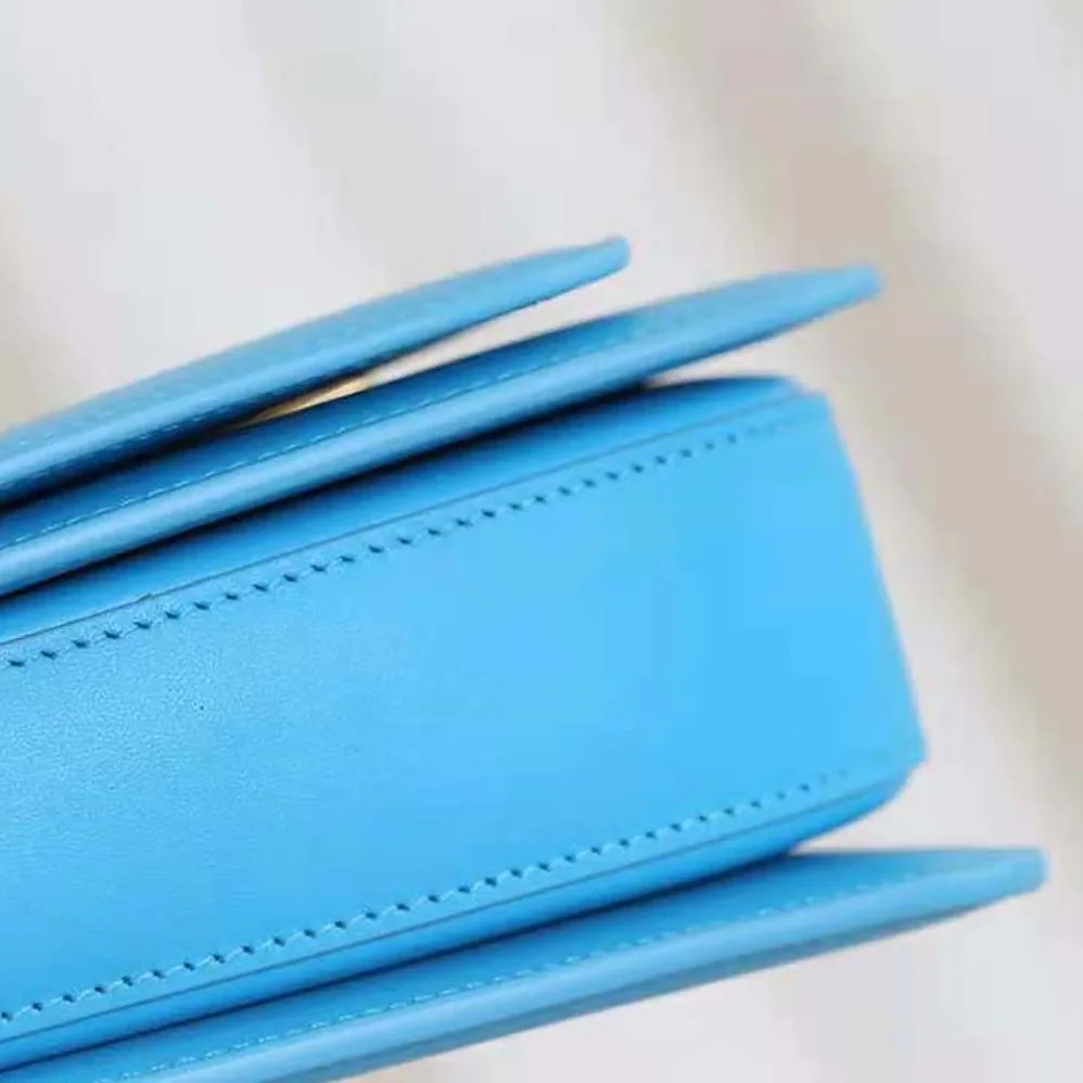 Loewe Goya Bag in Silk Calfskin for Women in Blue Loewe Goya Bag in Silk Calfskin for Women in Blue