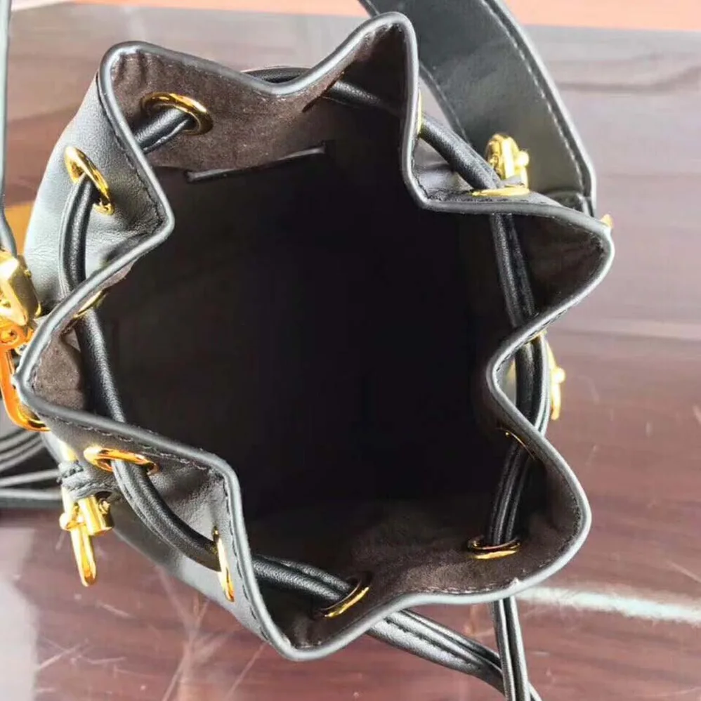 Fendi Mon Tresor Black Calf Leather Mini for Women in Bag