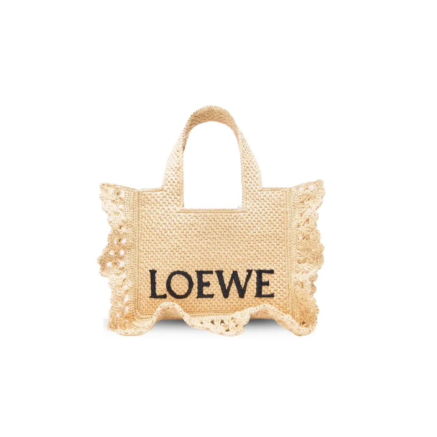 Loewe Small Font Tote Raffia Natural / ALF1B59X25 Loewe Small Font Tote Raffia Natural / ALF1B59X25