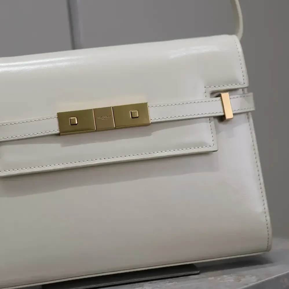 Saint Laurent YSL Manhattan Small in Box Saint Laurent for Women in White Saint Laurent YSL Manhattan Small in Box Saint Laurent for Women in White
