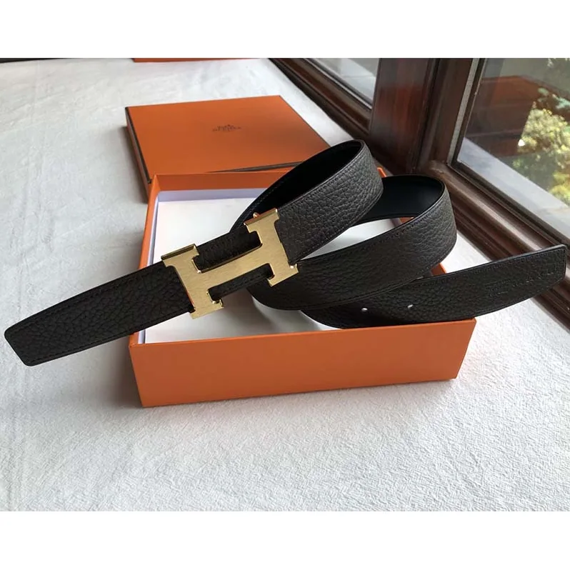 Hermes Quizz Belt Buckle & Reversible Leather Strap 32 mm for Men