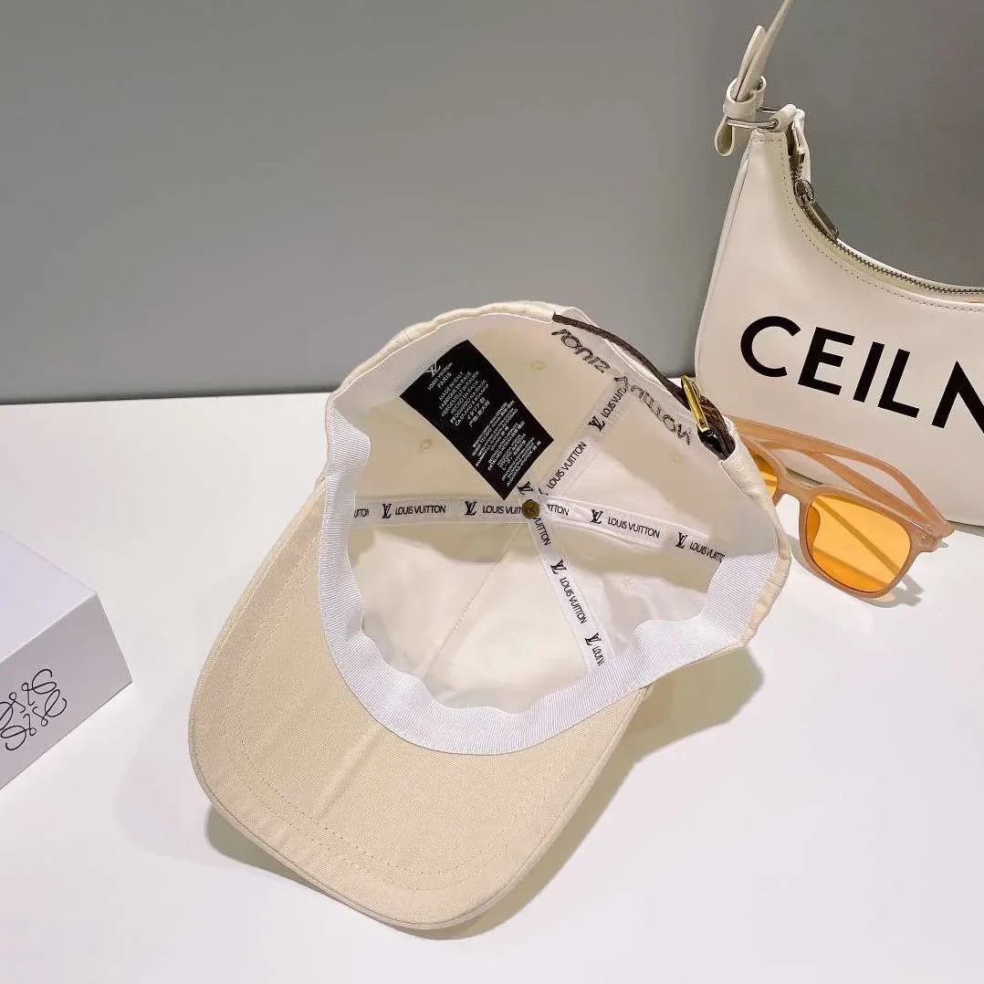 Louis Vuitton Baseball Cap Cream Louis Vuitton Baseball Cap Cream