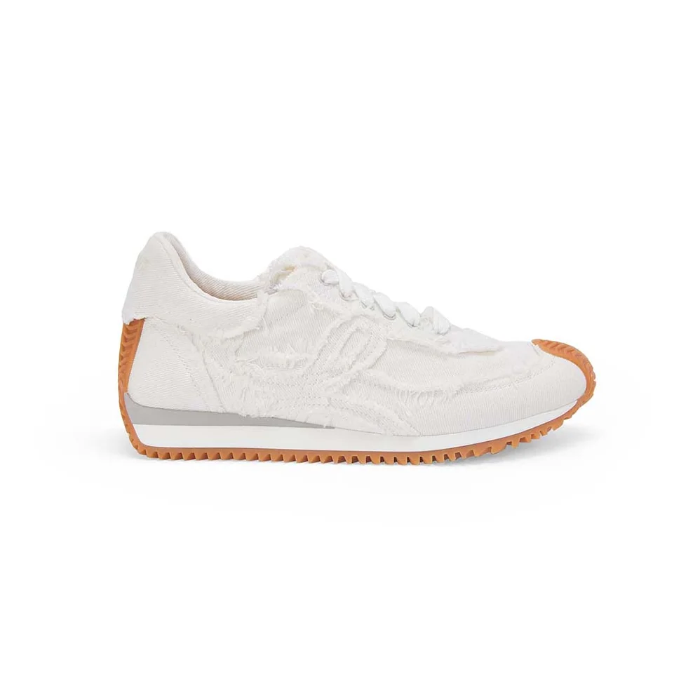 Loewe Flow Runner in Denim for Women in White