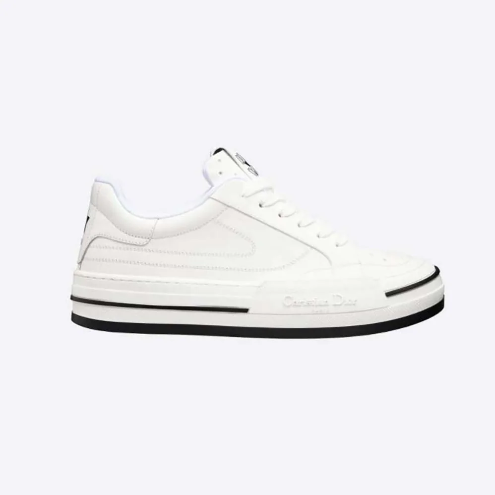 Dior D for Women in Freeway Sneaker White Calfskin Dior D for Women in Freeway Sneaker White Calfskin