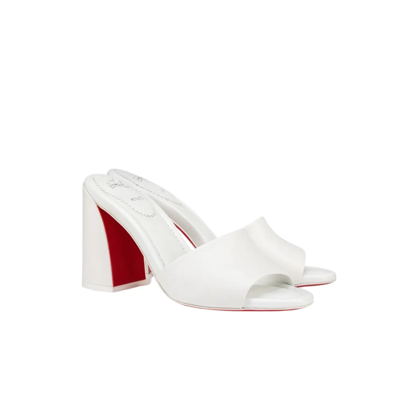 Christian Louboutin Jane Mules Bianco Christian Louboutin Jane Mules Bianco