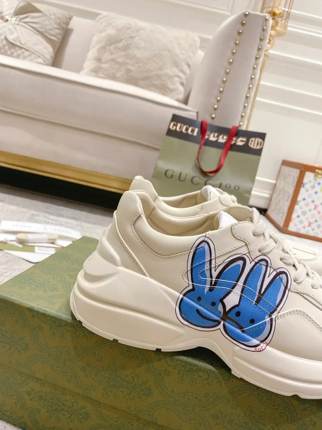 Gucci Rhyton Sneaker White Gucci Rhyton Sneaker White
