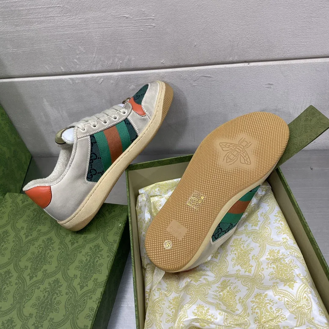 Gucci Screener Sneaker Beige Gucci Screener Sneaker Beige