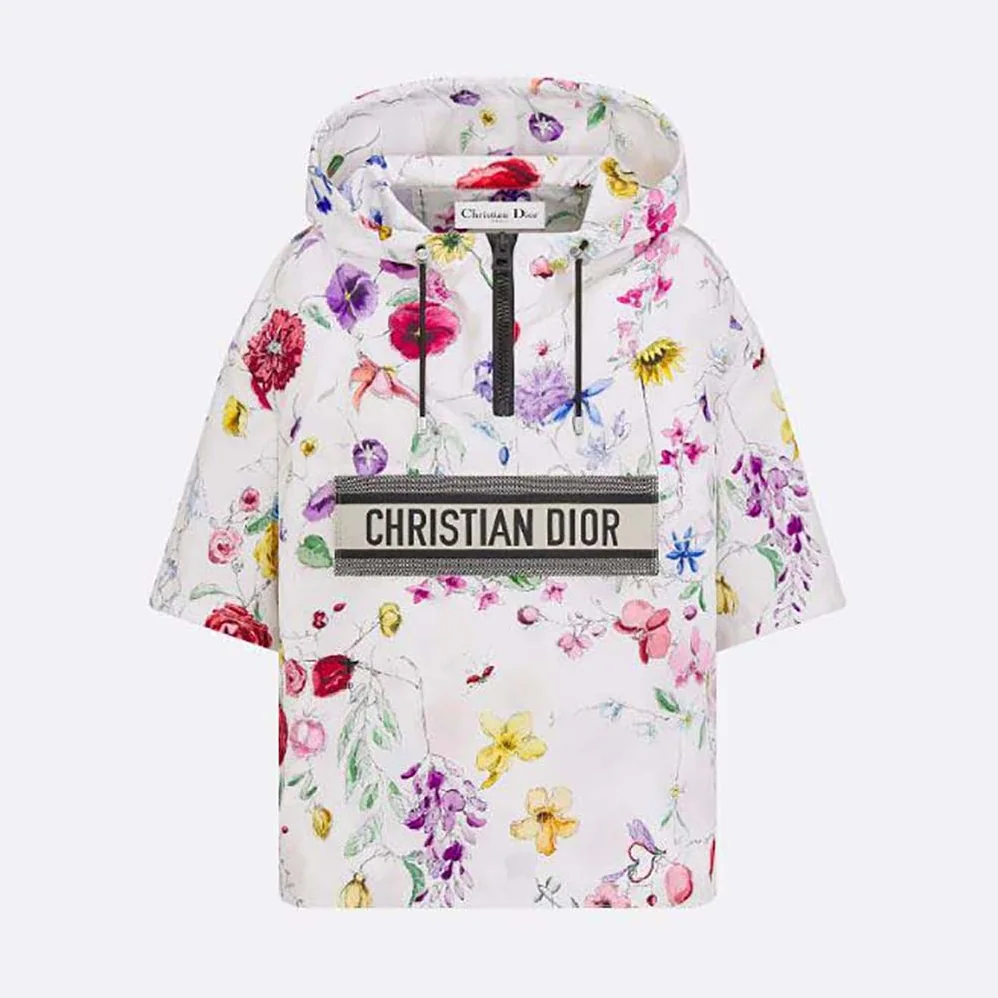 Dior Short for Women in Sleeved Hooded Short Anorak Dior Short for Women in Sleeved Hooded Short Anorak