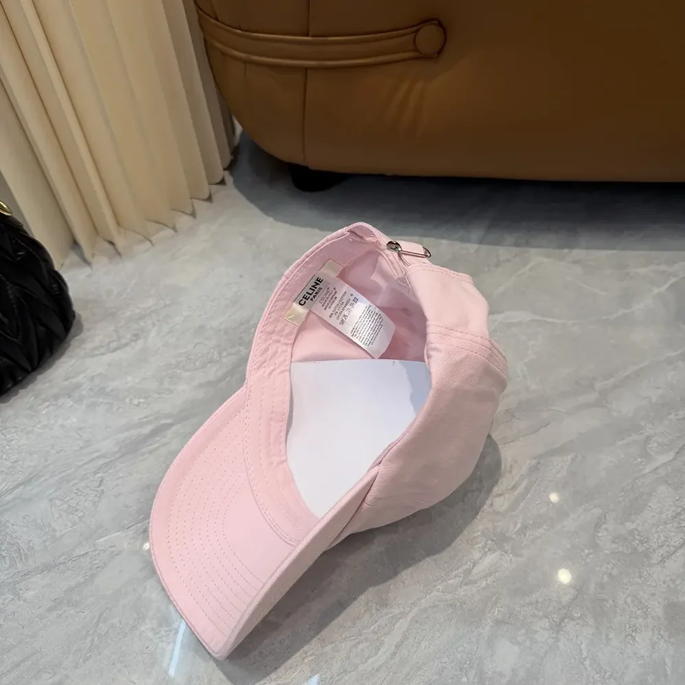 Celine Richelieu Cap In Cotton Twill for Women in Pink Celine Richelieu Cap In Cotton Twill for Women in Pink