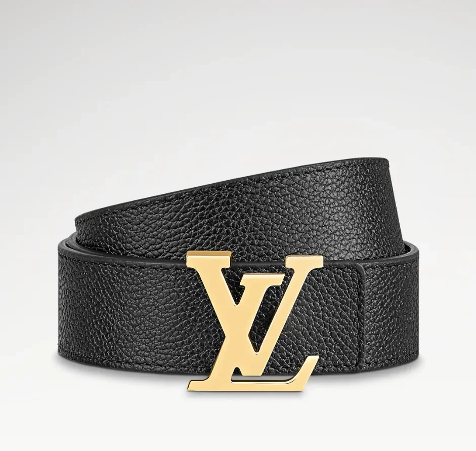 Louis Vuitton LV Initiales Reversible Belt Black