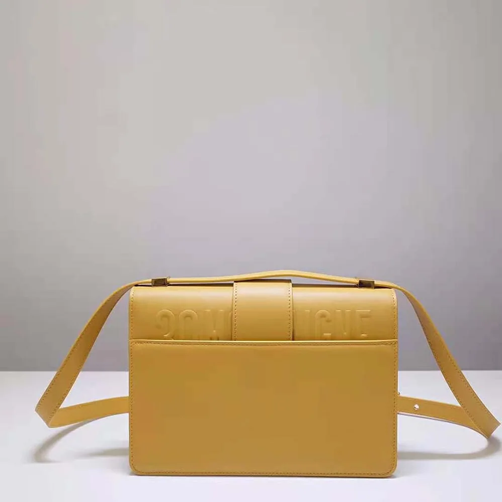 Dior 30 Montaigne Bag Box Calfskin for Women in Yellow Dior 30 Montaigne Bag Box Calfskin for Women in Yellow