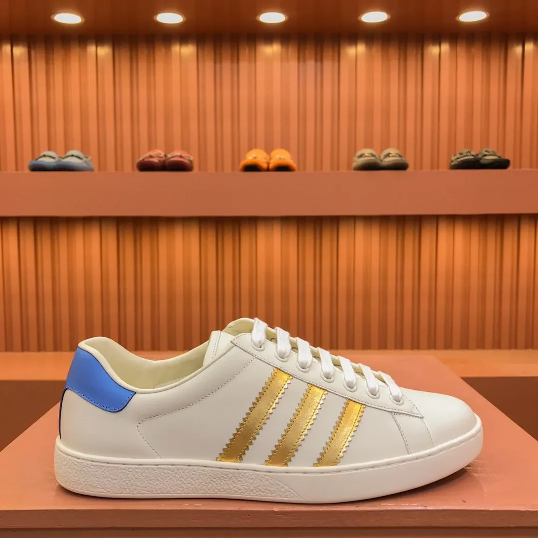 Gucci x Adidas Sneaker White Blue for Men Gucci x Adidas Sneaker White Blue for Men