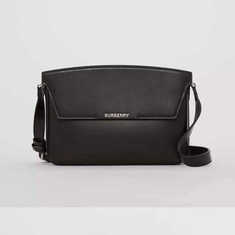 Burberry Leather Catherine Shoulder Bag for Women in Black Burberry Leather Catherine Shoulder Bag for Women in Black