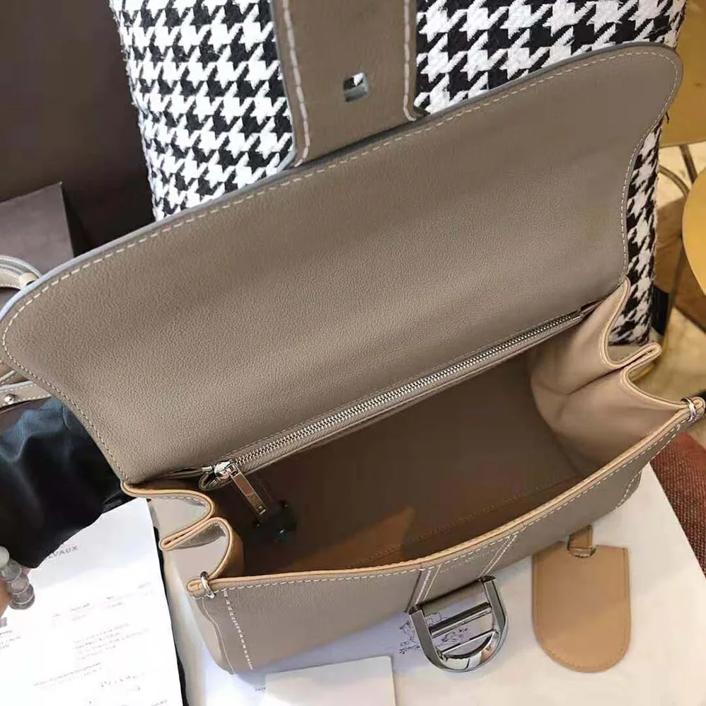 Delvaux Brillant MM Surpique in Rodeo Calf for Women in Brown Delvaux Brillant MM Surpique in Rodeo Calf for Women in Brown