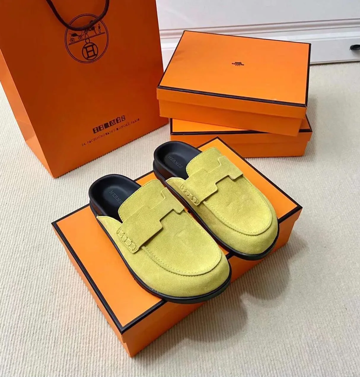 Hermes Go Mule Cream Hermes Go Mule Cream