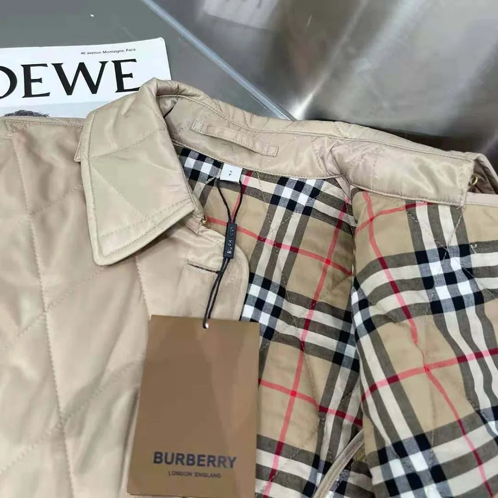 Burberry Diamond Quilted Thermoregulated Jacket for Women