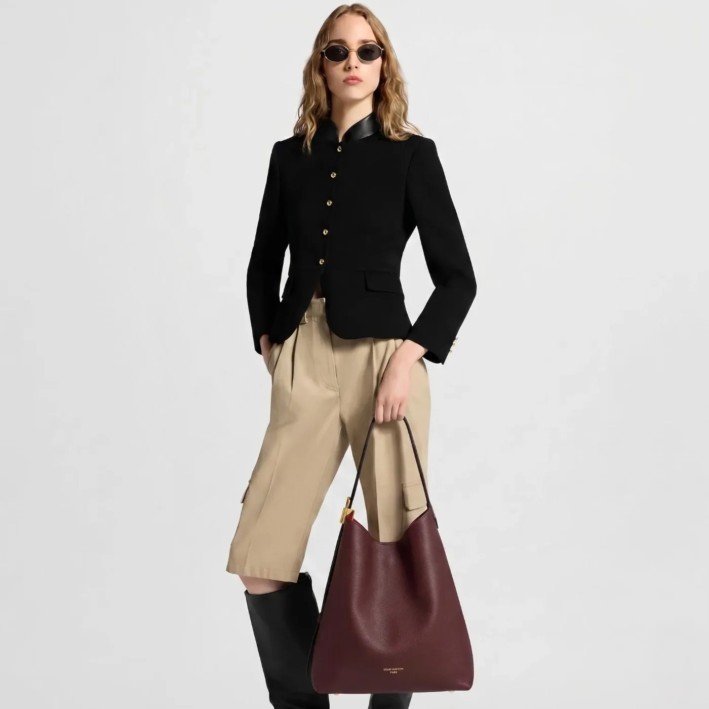 Louis Vuitton Low Key Hobo MM Shoulder Bag13. in Rouge Concerto Gold Hardware