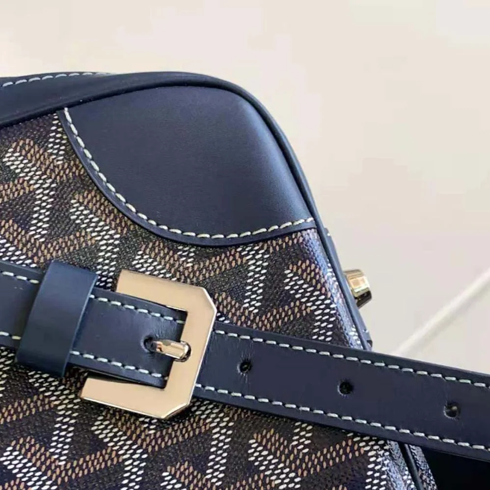 Goyard Ambassade MM Document Case for Women in Navy
