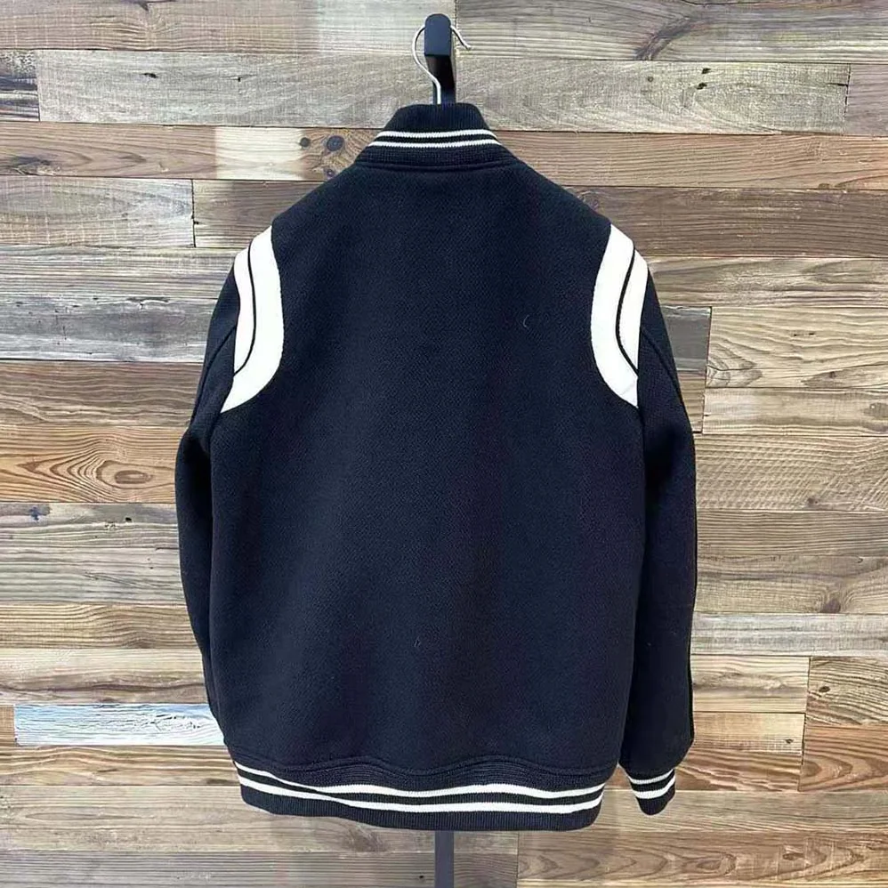 Saint Laurent YSL Saint Laurent Teddy Jacket in Wool for Women in Black Saint Laurent YSL Saint Laurent Teddy Jacket in Wool for Women in Black
