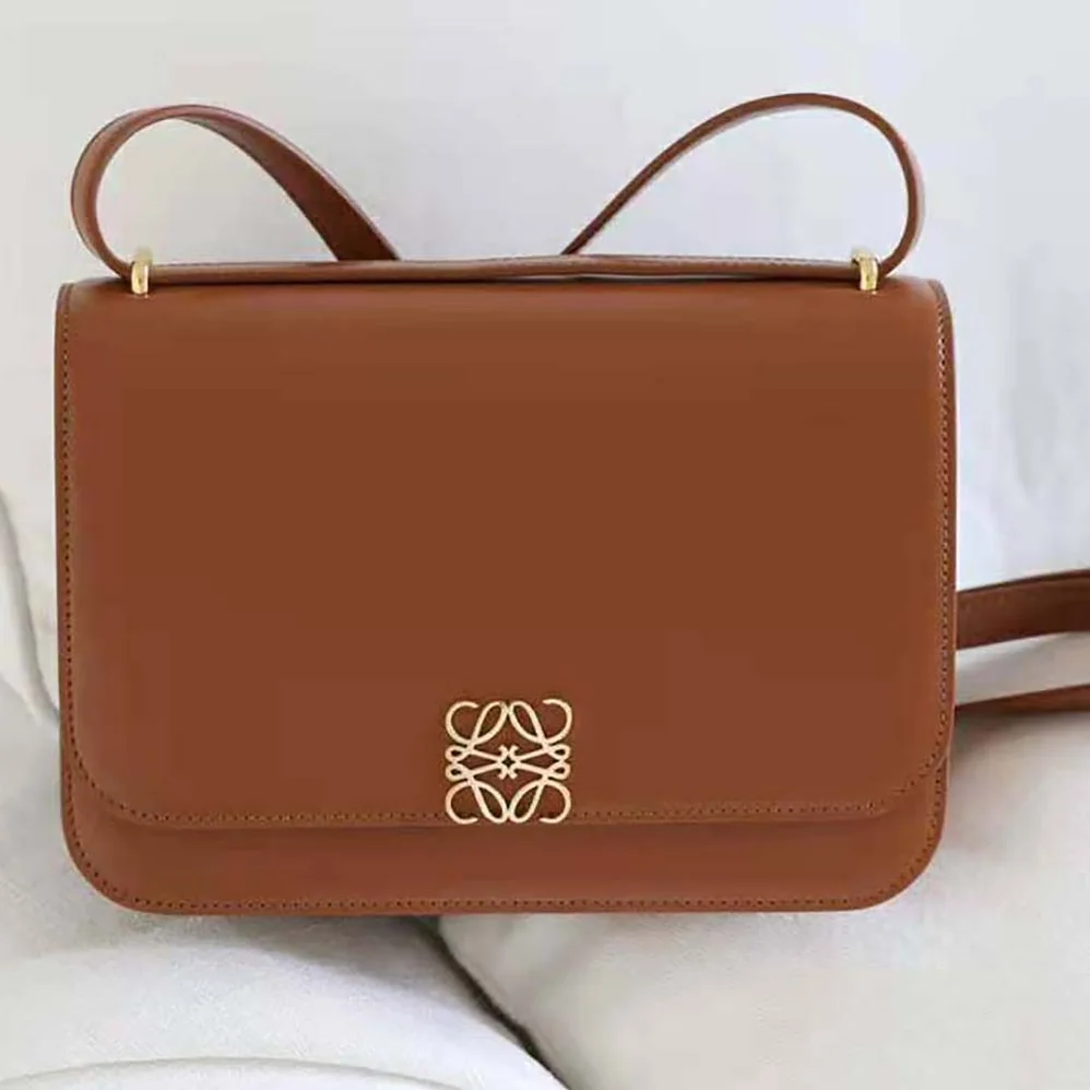 Loewe Goya Bag in Silk Calfskin for Women in Brown Loewe Goya Bag in Silk Calfskin for Women in Brown