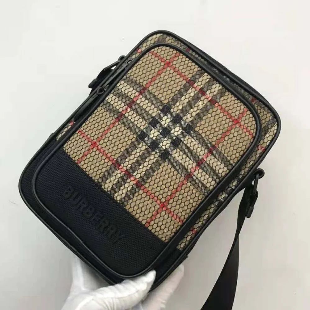 Burberry Freddie Bag in Burberry Check Cotton and Layered for Women Burberry Freddie Bag in Burberry Check Cotton and Layered for Women