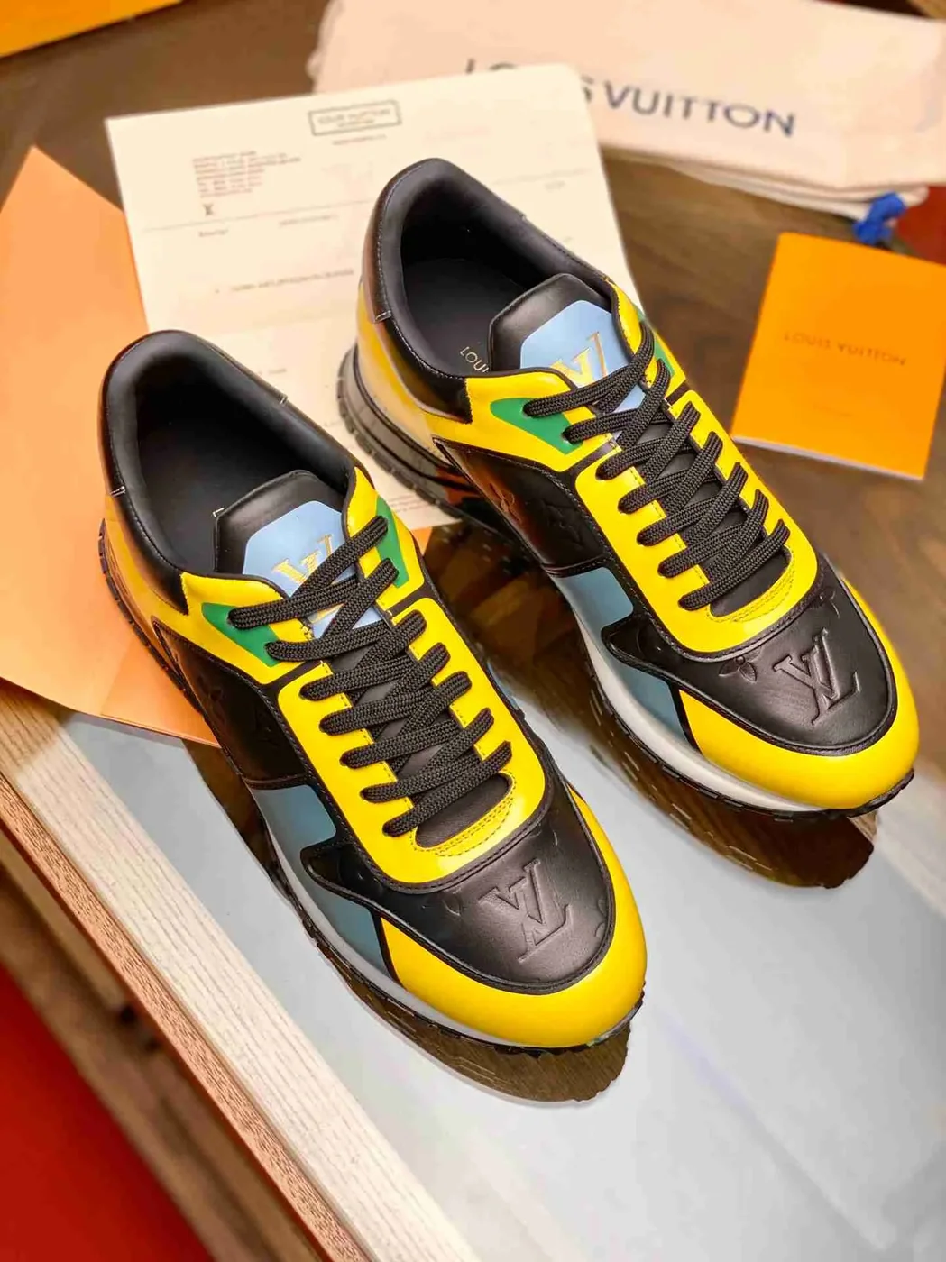 Louis Vuitton Run Away Sneaker Yellow