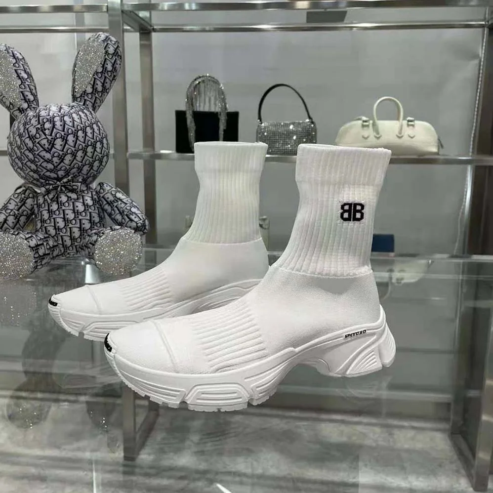 Balenciaga Speed 3.0 Sneaker in White Recycled Knit for Women