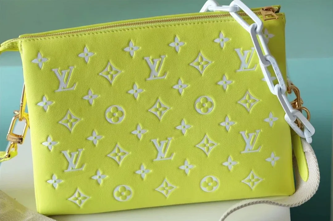 Louis Vuitton Coussin PM Shoulder Bag in Monogram Yellow Gold Hardware Louis Vuitton Coussin PM Shoulder Bag in Monogram Yellow Gold Hardware