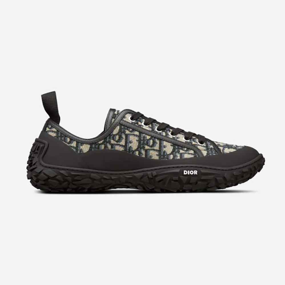 Dior b28 Low-Top Sneaker Beige and Black Dior Oblique Jacquard for Women