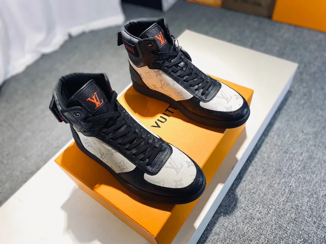 Louis Vuitton Rivoli Sneaker Boots Black And White Louis Vuitton Rivoli Sneaker Boots Black And White