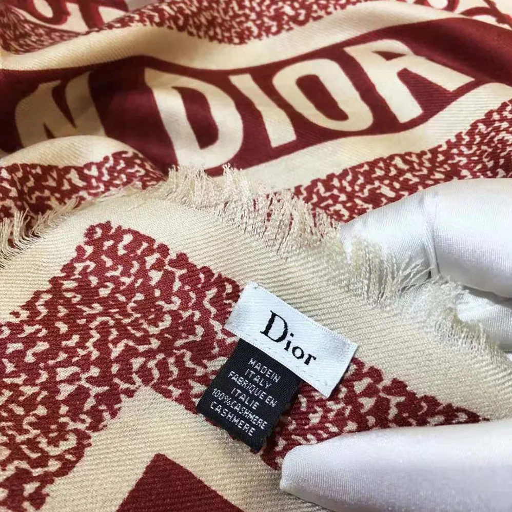 Dior Dior Oblique Square Scarf Burgundy Silk Twill for Women Dior Dior Oblique Square Scarf Burgundy Silk Twill for Women